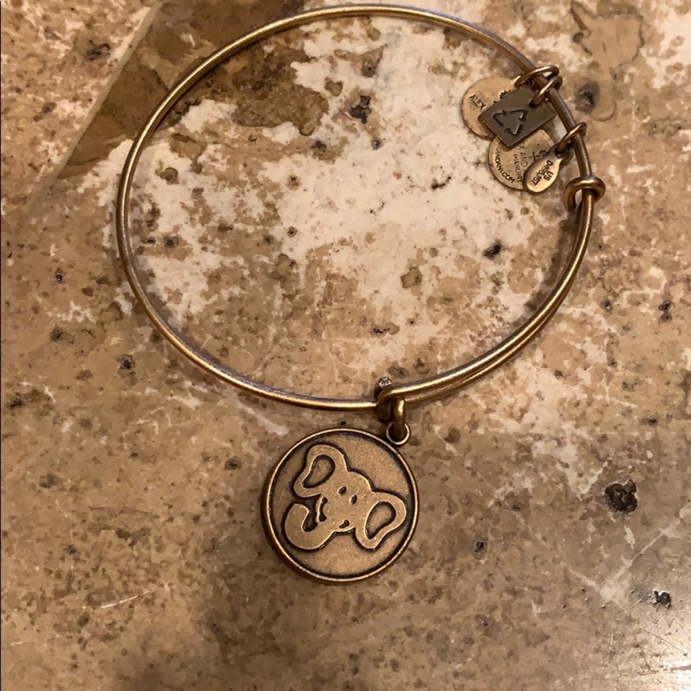 Alex and Ani gold elephant bracelet